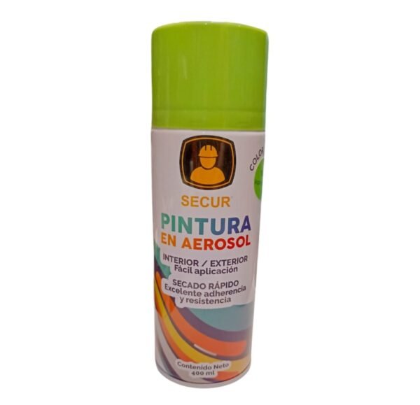 Pintura en Aerosol VERDE MANZANA SECUR
