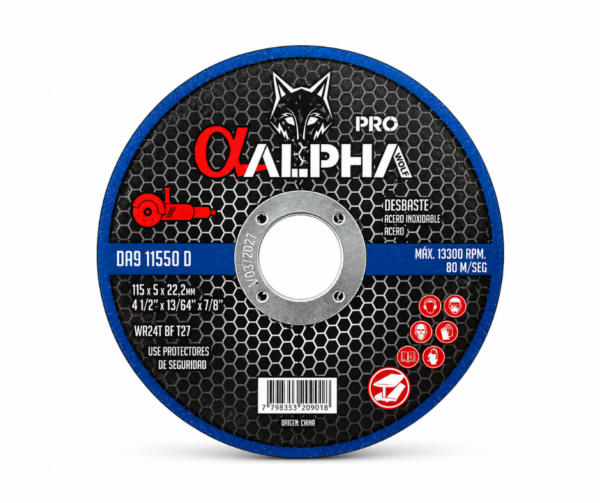 Disco de Desbaste 4.1/2" ALPHA PRO