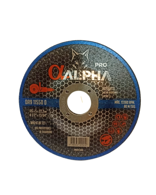 Disco de Desbaste 4.1/2" ALPHA PRO