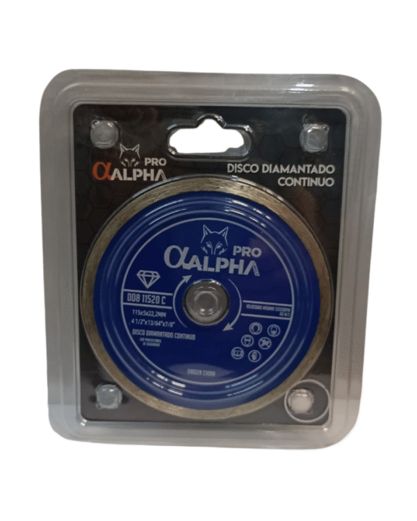 Disco Diamantado Continuo 4.1/2" ALPHA PRO