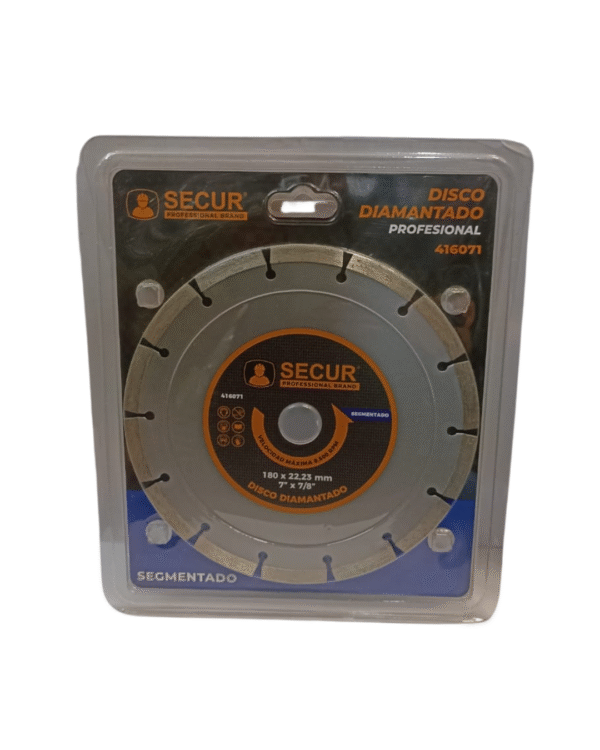 Disco Diamantado Segmentado 7" SECUR