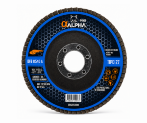 Disco Flap 4.1/2" Multilaminas Grano 40 ALPHA PRO