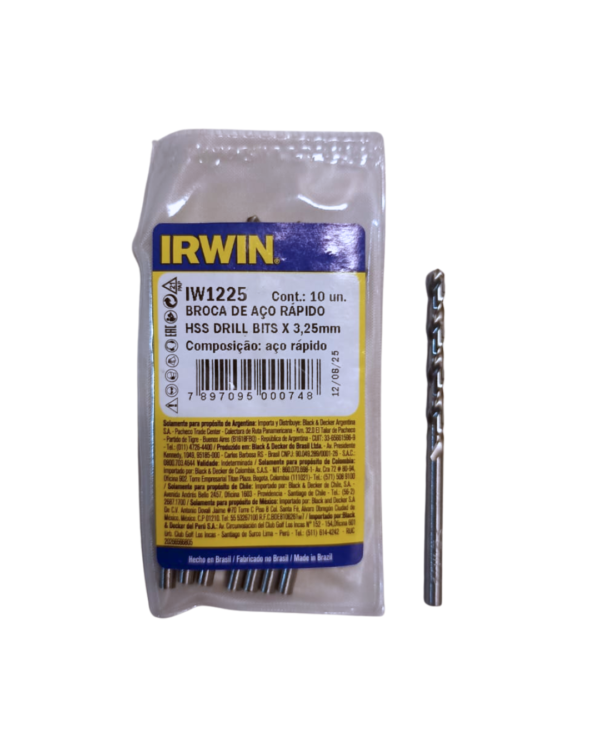 Mecha para Metal 3,25mm IRWIN