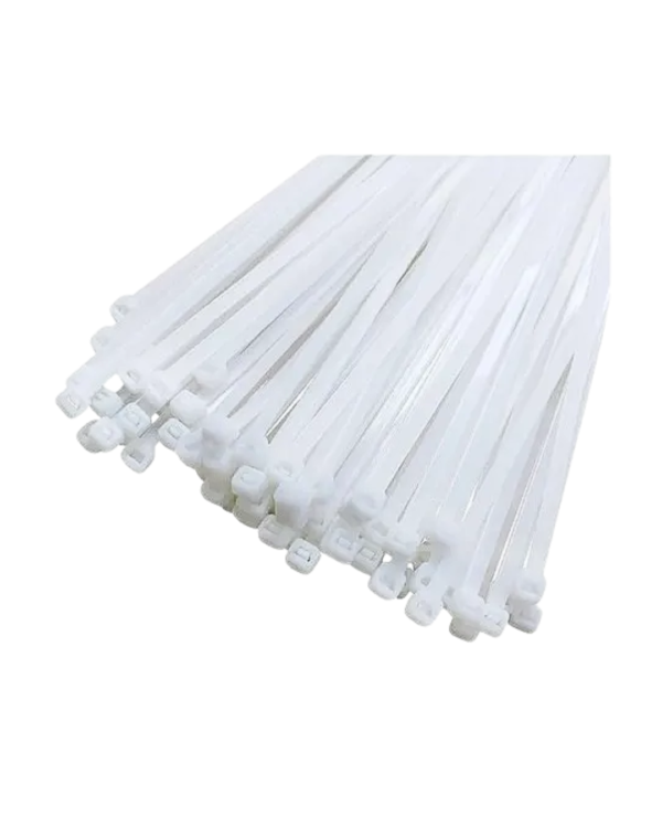 Precintos Blancos 5mm x 50cm (BOLSA DE 100 UNIDADES)