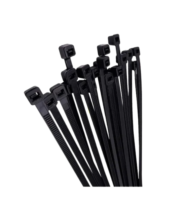 Precintos Negros 5mm x 25cm (BOLSA DE 100 UNIDADES)