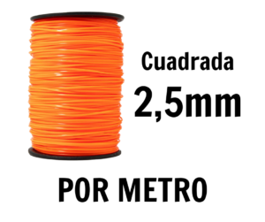 Tanza para Bordeadora de 2,5mm GRILON