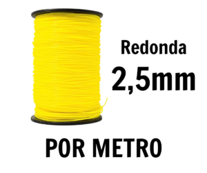 Tanza para Bordeadora de 2,5mm GRILON
