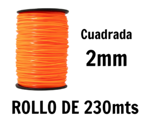 Rollo de Tanza para Bordeadora de 2mm GRILON