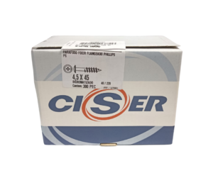 4,5 x 45 flangeado Caja de 300 Tornillos Fixer Flangeados 4,5 x 45