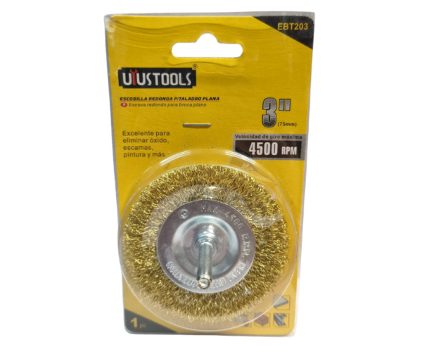 cepillo circular para taladro 3 Cepillo Circular para Taladro 3"