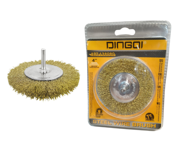 Cepillo Circular para Taladro 4"
