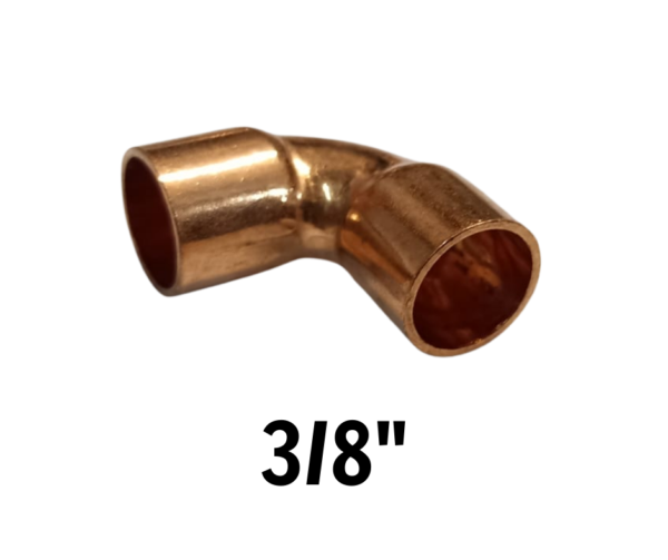 curva de cobre para soldar 38 Codo de Cobre para Soldar 3/8"