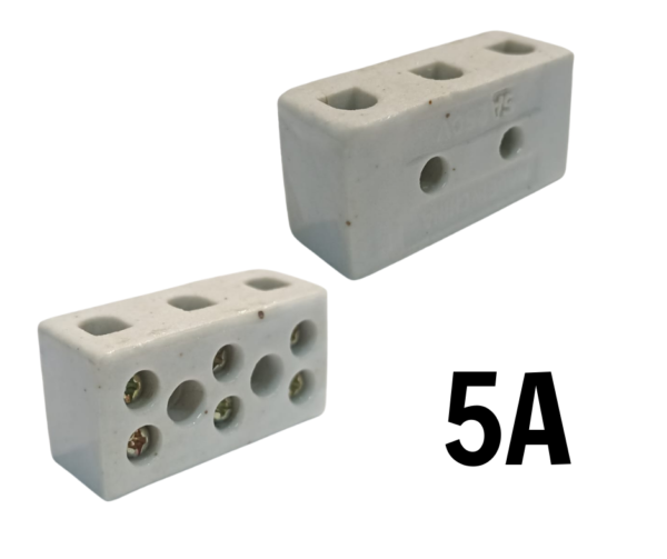 Dado de Porcelana de 5A TRIPLE VIA