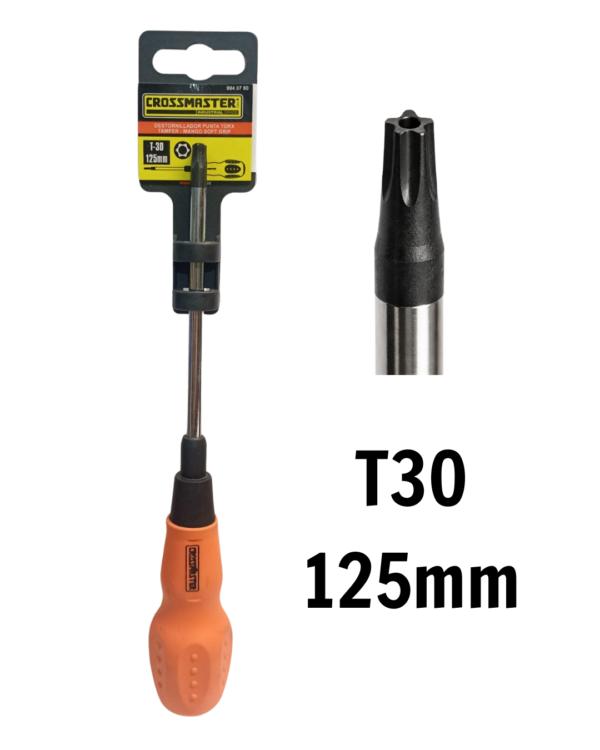destornillador punta torx T30 Destornillador Punta Torx T30 125mm CROSSMASTER