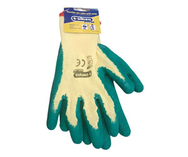 Guantes de Latex Verdes UNISIL