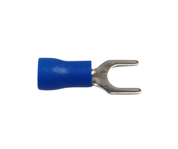 Terminal Tipo Horquilla para Cable 2mm (AZUL)