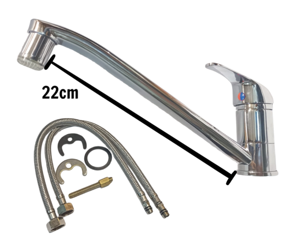 Monocomando de Cocina para Mesada Salida Baja