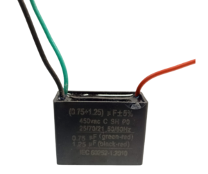 Minicapacitor Doble de 0,75µF - 1,25µF