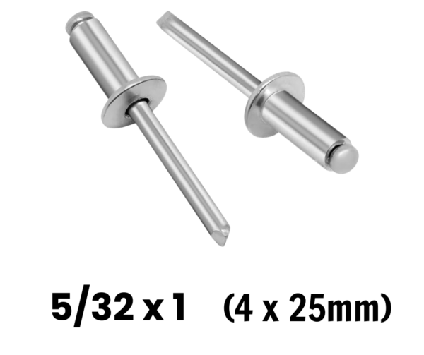 Remache POP 5/32" x 1" (10 UNIDADES)