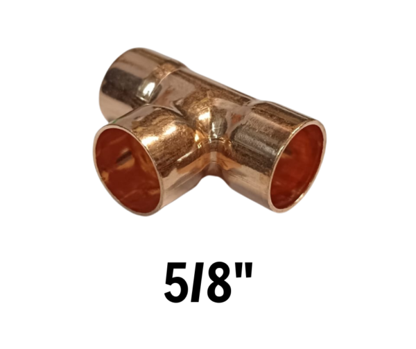 Tee de Cobre para Soldar 5/8"