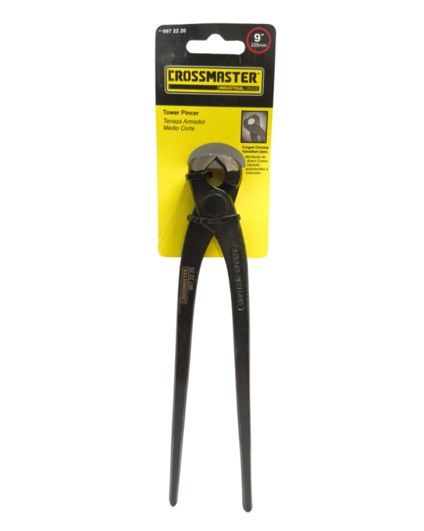 Tenaza de Albañil 9" (Medio Corte) CROSSMASTER