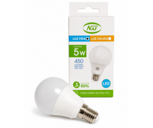 Lampara LED Gota E14 5W Fria