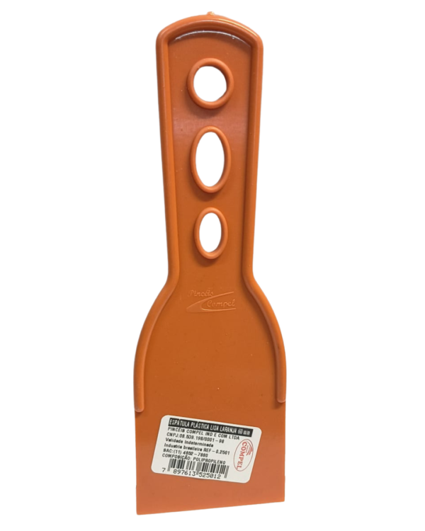 Espatula Plastica Lisa 6cm