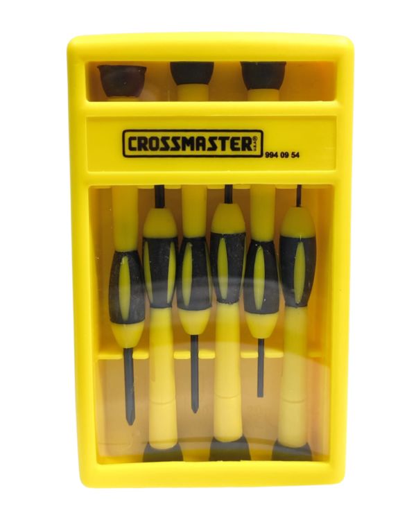 Juego de 6 Destornilladores de Precision CROSSMASTER