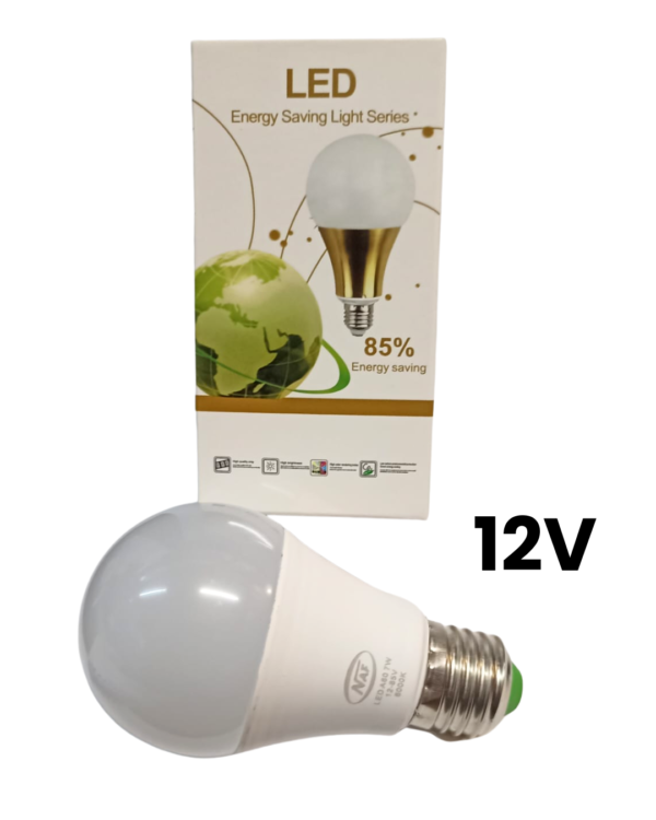 Lampara LED E27 7W 12V Fria