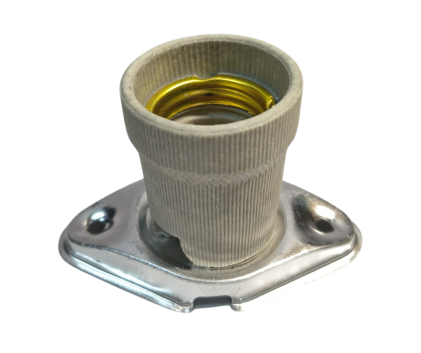 Receptaculo de Porcela con Base de Aluminio