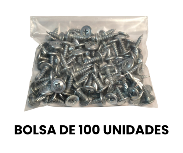 Bolsa de 100 Tornillos Punta Aguja 4,2 x 13mm