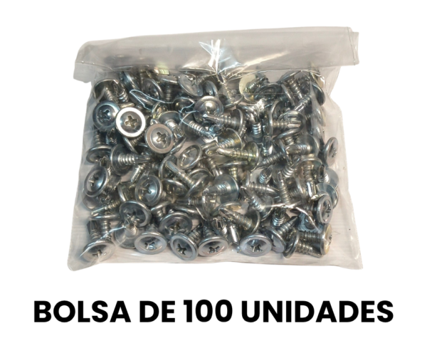 Bolsa de 100 Tornillos Punta Mecha 4,2 x 13mm