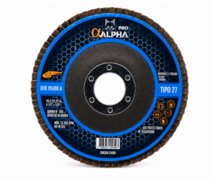 Disco Flap 4.1/2" Multilaminas Grano 100 ALPHA PRO