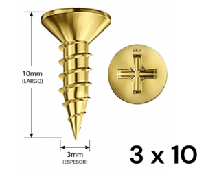 Tornillo Fixer 3 x 10mm (10 UNIDADES)