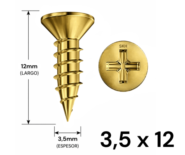 Tornillo Fixer 3,5 x 12mm (10 UNIDADES)