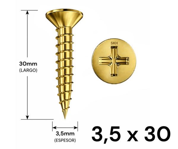 Tornillo Fixer 3,5 x 30mm (10 UNIDADES)
