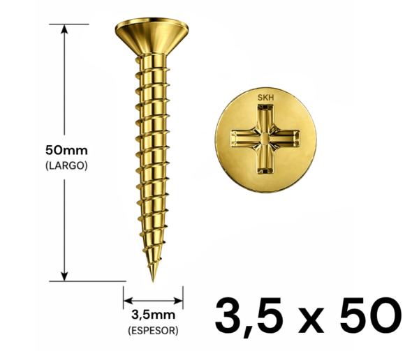 Tornillo Fixer 3,5 x 60mm (10 UNIDADES)