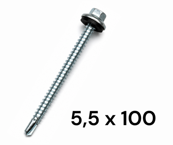 Tornillo Punta Mecha 5,5 x 100mm POR UNIDAD