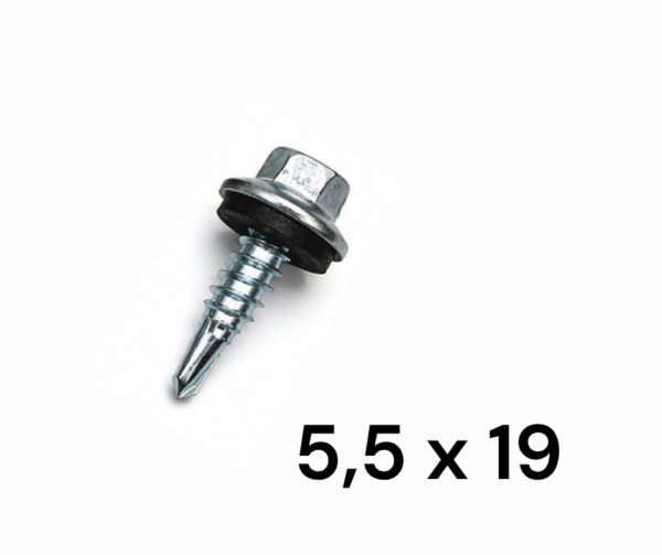 Tornillo Punta Mecha 5,5 x 19mm POR UNIDAD