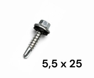 Tornillo Punta Mecha 5,5 x 25mm POR UNIDAD