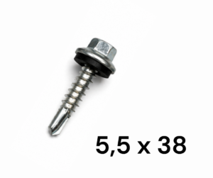 Tornillo Punta Mecha 5,5 x 38mm POR UNIDAD