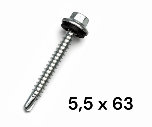 Tornillo Punta Mecha 5,5 x 63mm POR UNIDAD