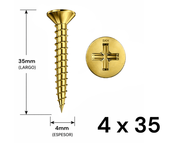 Tornillo Fixer 4 x 35mm (10 UNIDADES)