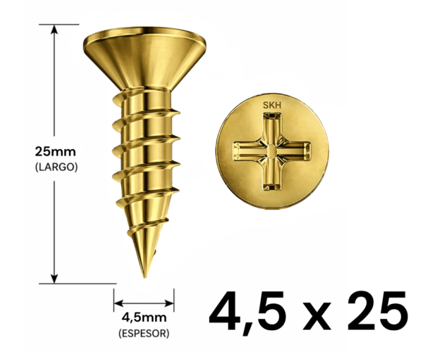 Tornillo Fixer 4,5 x 25mm (10 UNIDADES)