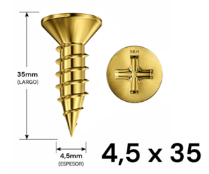 Tornillo Fixer 4,5 x 35mm (10 UNIDADES)