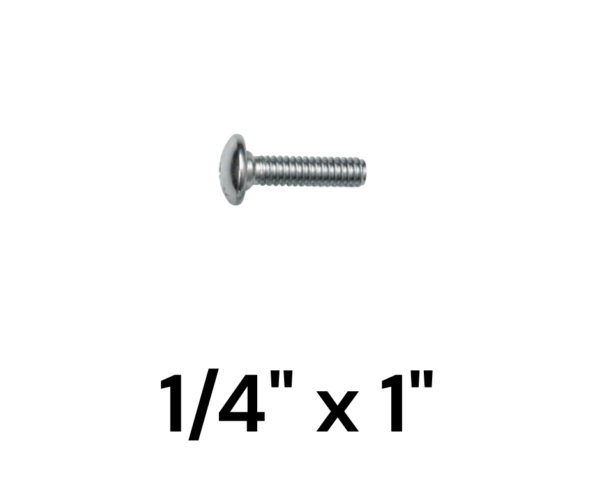 Bulon para Madera 1/4" x 1"
