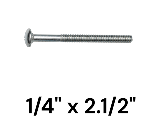 Bulon para Madera 1/4" x 2.1/2"
