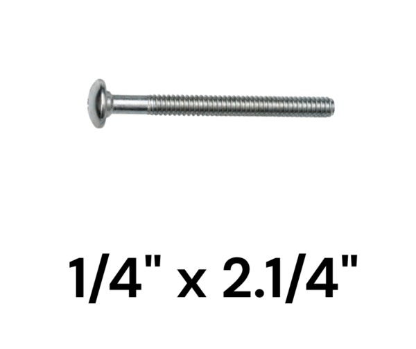 Bulon para Madera 1/4" x 2.1/4"