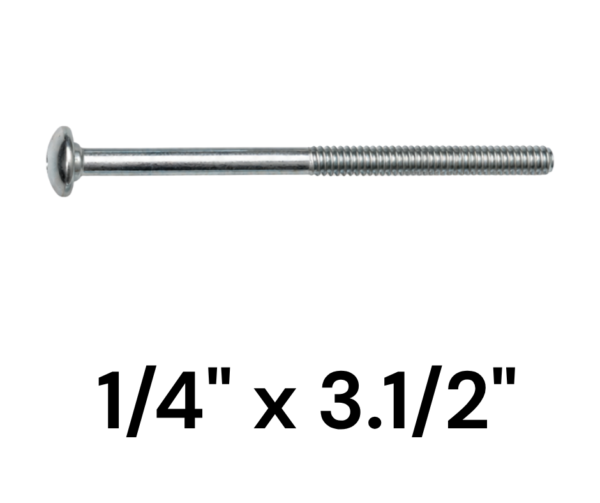 Bulon para Madera 1/4" x 3.1/2"