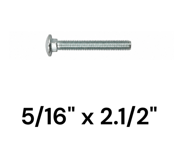 Bulon para Madera 5/16" x 2.1/2"